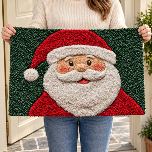 Santa Christmas Doormat